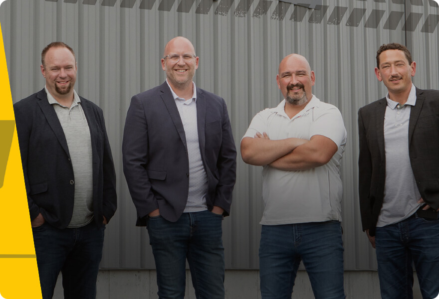 Left to right: Mike Morrow, Bruce Gourley, Craig Gourley, Mark Gourley